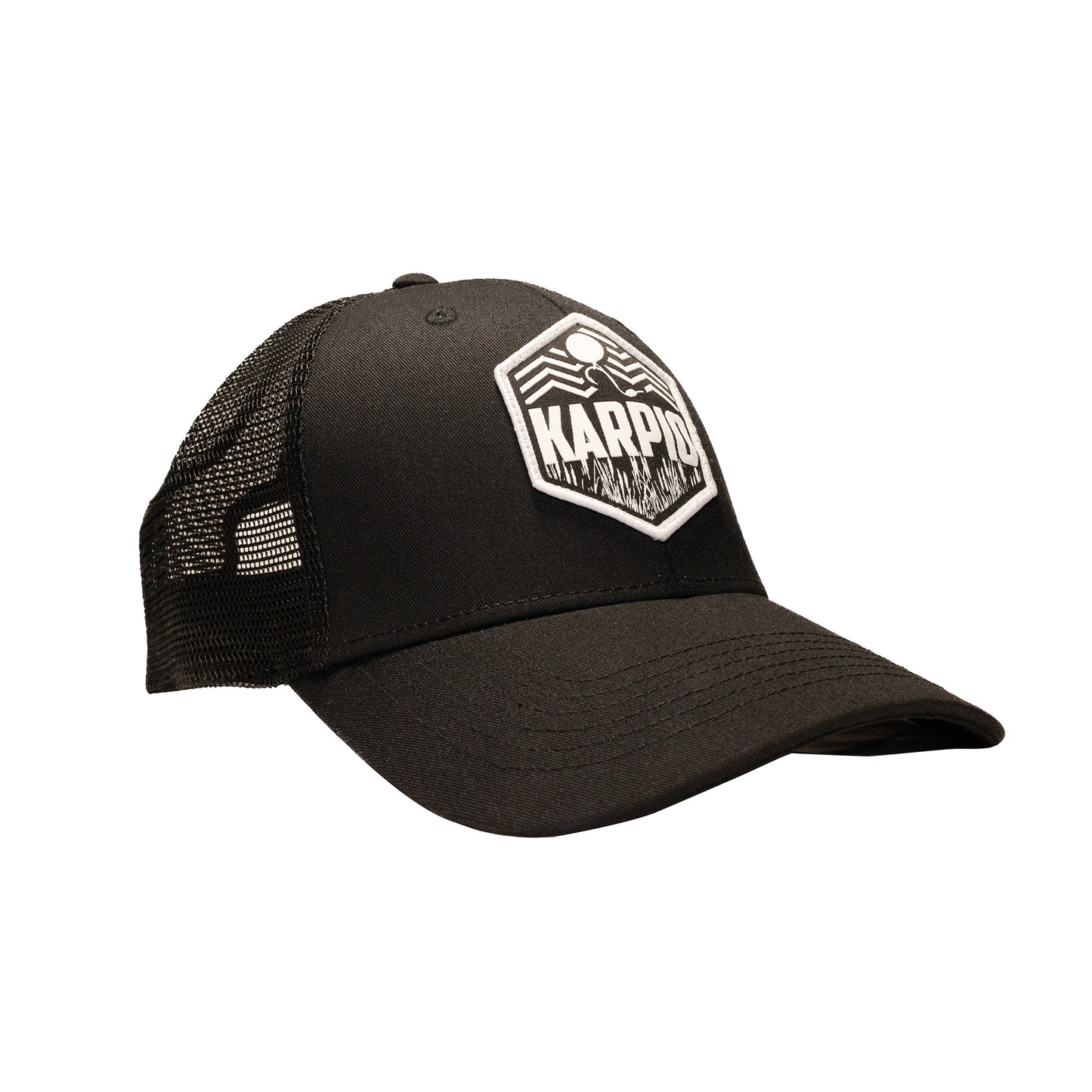 trucker classic cap mesh in schwarzer farbe