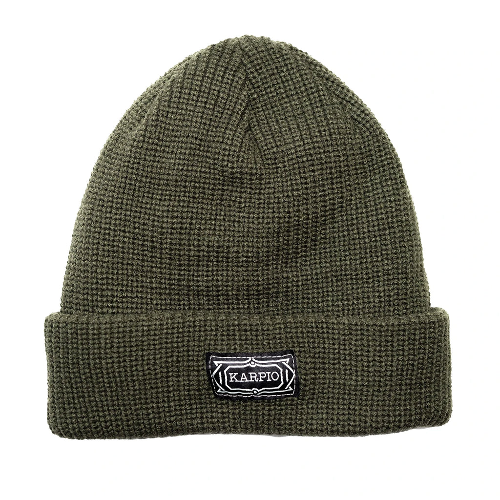 Beanie Karpio Tag - wasserabweisende Strickmütze mit Fleece